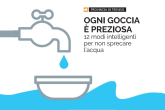 "Ogni goccia è preziosa": i consigli della Provincia di Treviso per l'utilizzo intelligente dell'acqua