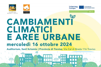 Cambiamenti climatici e aree urbane:  il 16 ottobre convegno in Provincia per Comuni e Ordini Professionali